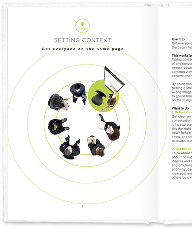 the Micro-Skills book open on the Setting Context page 